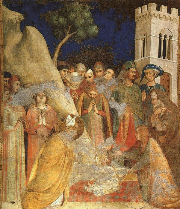 Simone Martini The Miracle of the Resurrected Child Germany oil painting art